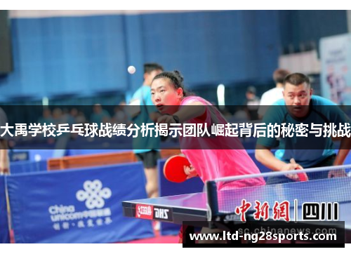 大禹学校乒乓球战绩分析揭示团队崛起背后的秘密与挑战