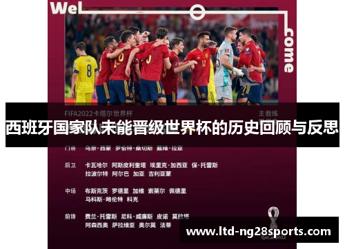 西班牙国家队未能晋级世界杯的历史回顾与反思